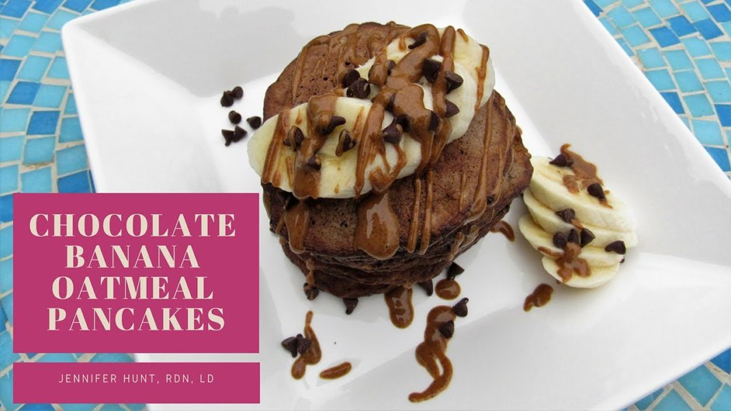 Good Health Cooking: Chocolate Banana Oatmeal Pancakes