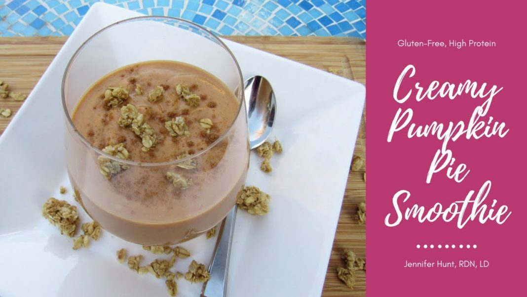 Good Health Cooking: Creamy Pumpkin Pie Smoothie